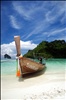 Longtail boat at Tup island